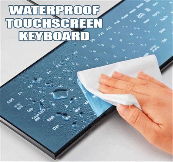 Waterproof Touchscreen Keyboard