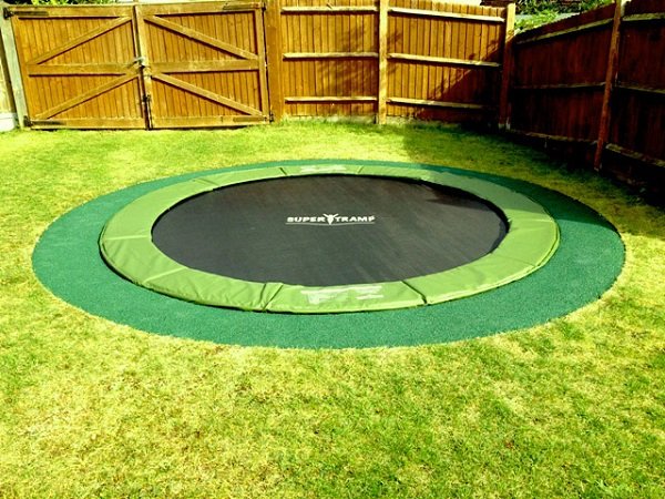 Safer In-Ground Trampoline