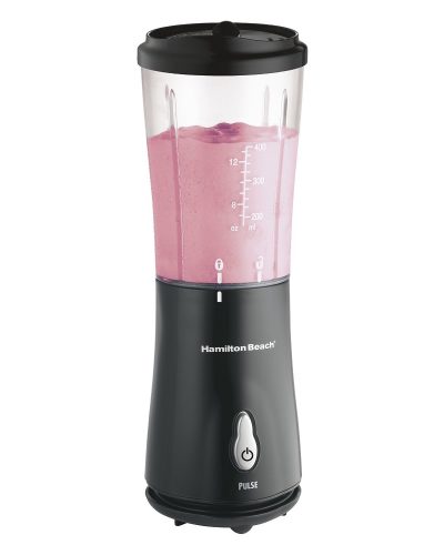 HAMILTON BEACH 51101BA PERSONAL BLENDER WITH TRAVEL LID BLACK HAMILTON BEACH 51101BA PERSONAL BLENDER WITH TRAVEL LID, BLACK