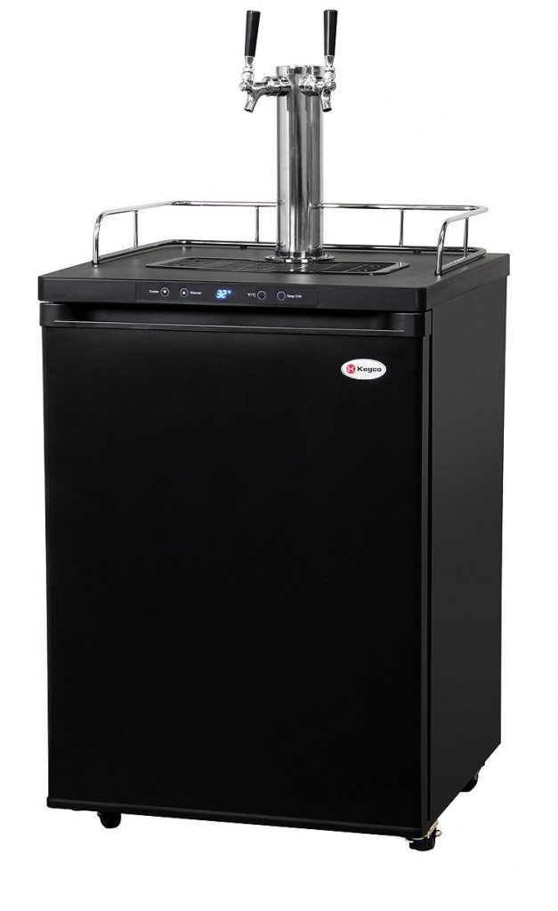 Kegco Dual Tap Freestanding Kegerator Beer Dispenser
