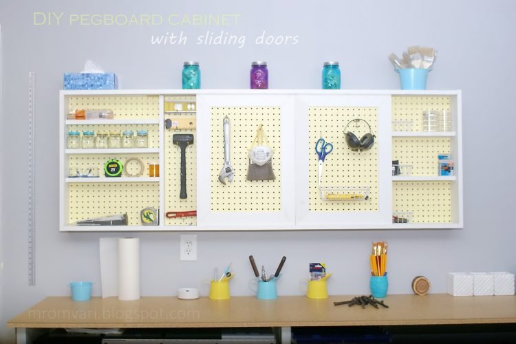 DIY Pegboard organizer