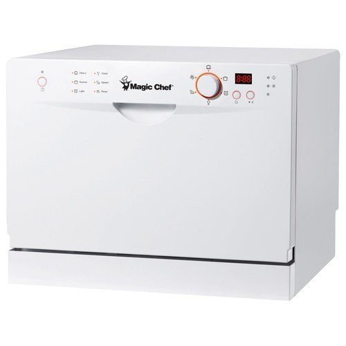 Magic Chef MCSCD6W3 6 Place Setting Countertop Dishwasher Magic Chef MCSCD6W3 6 Place Setting Countertop Dishwasher