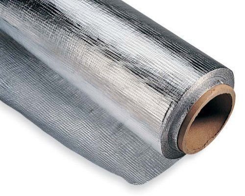 250sqft (4ft Wide) of NASA TECH Commercial Grade Solid Platinum Non Perforated No Tear Green Energy Radiant Barrier