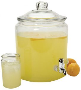 Anchor Hocking Glass Beverage Dispenser