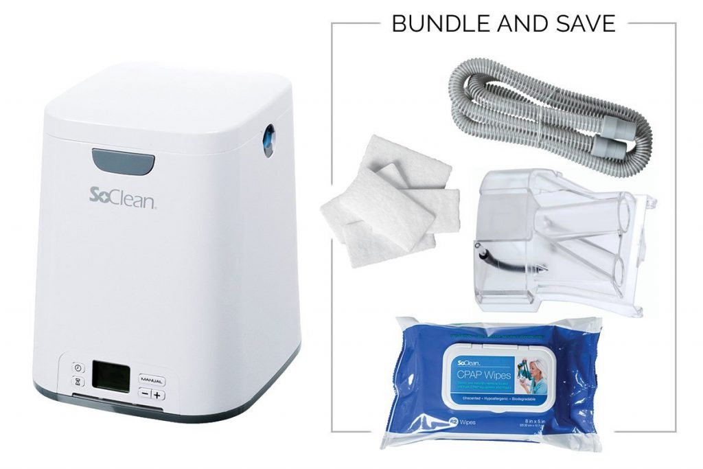 SoClean 2 CPAP Cleaner and Sanitizing Machine with AirSense 10 Adapter