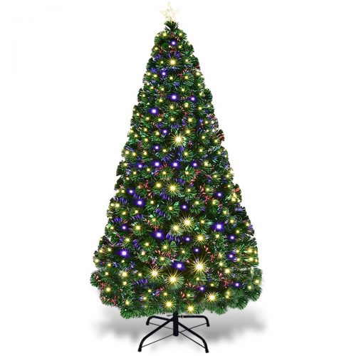 Goplus 7FT Artificial Optical Fiber Christmas Tree