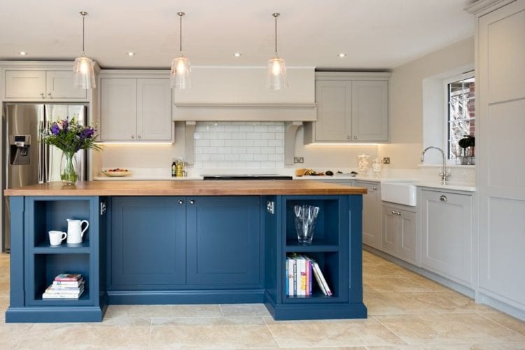 blue color kitchen blue kitchen design
