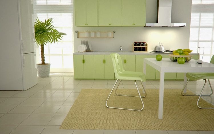 green color kitchen
