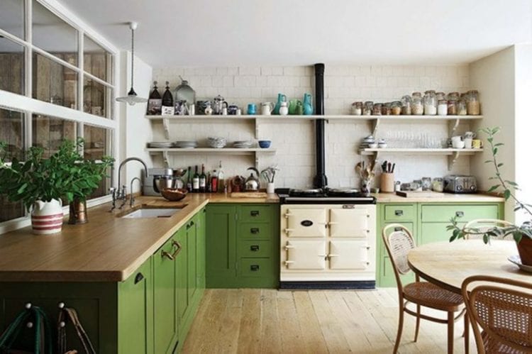 green kitchen ideas