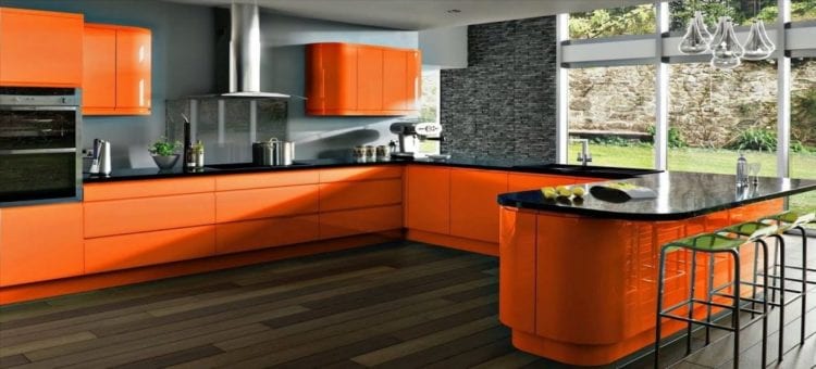 orange color kitchen orange color kitchen