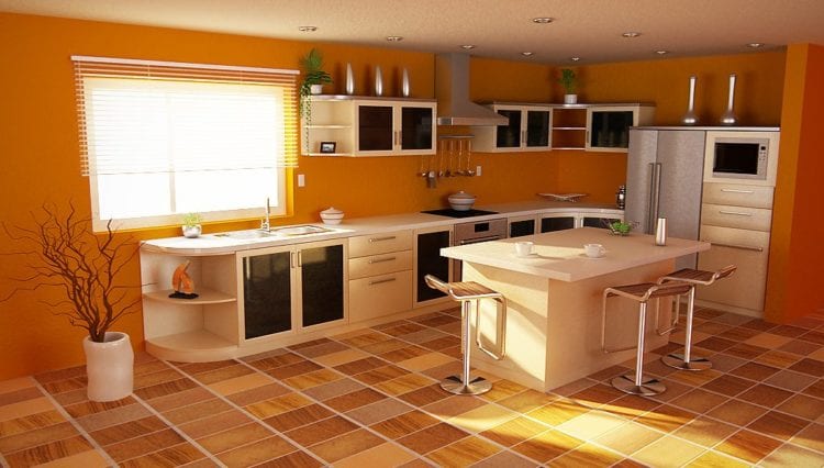 orange kitchen ideas orange color kitchen