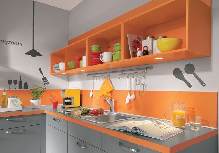 orange kitchen ideas