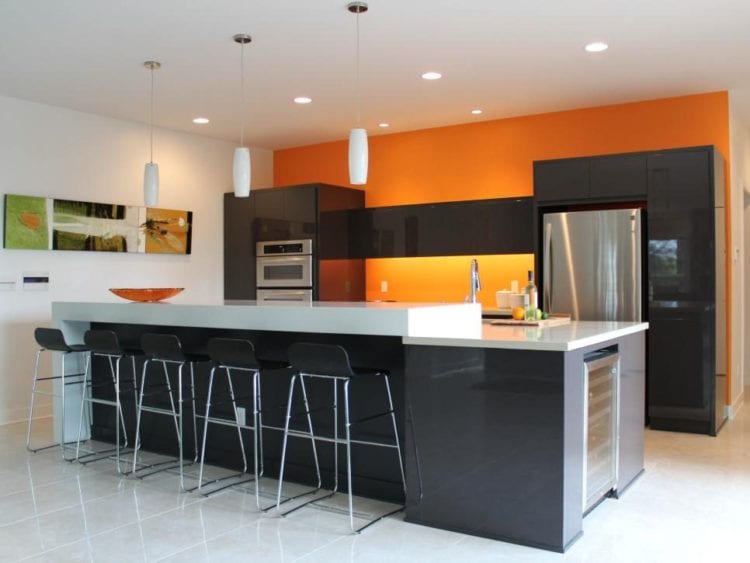 orange color kitchen orange kitchen ideas