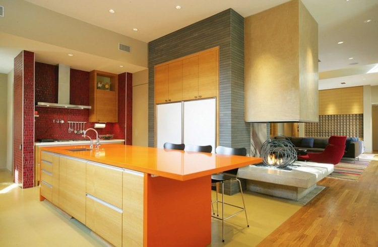 orange kitchen ideas orange color kitchen