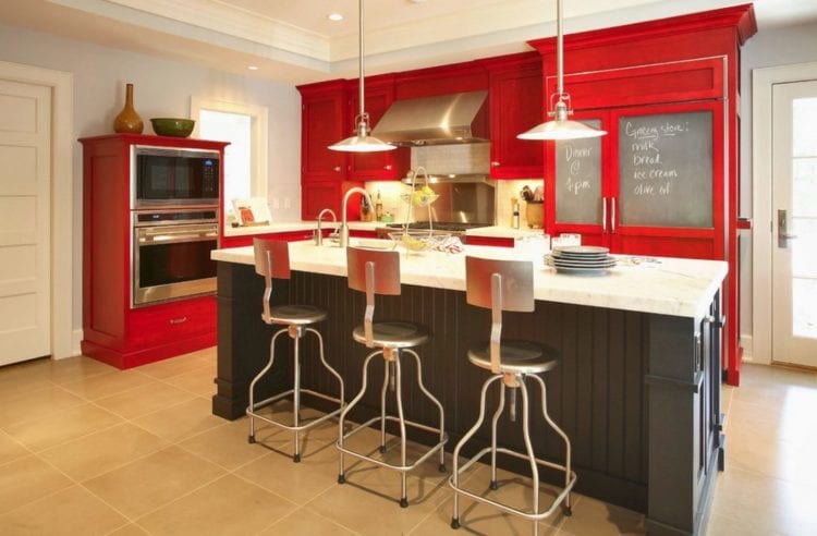 red kitchen color red kitchen color