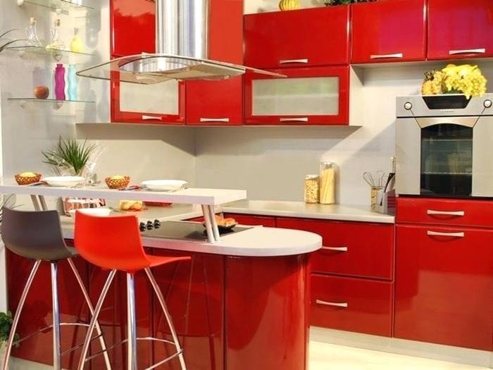 red kitchen color red kitchen color
