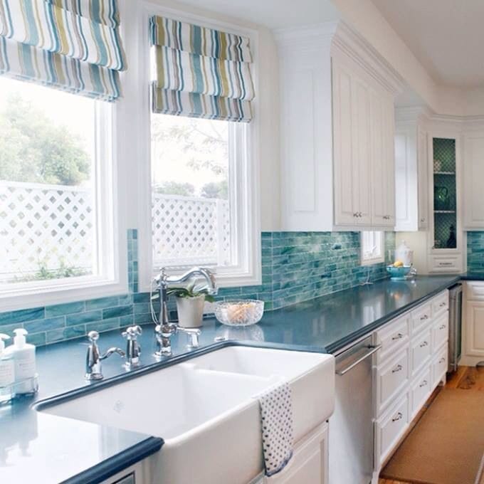 blue kitchen backsplash blue kitchen backsplash