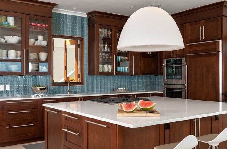 blue kitchen backsplash blue kitchen backsplash