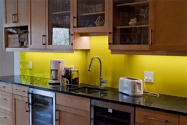 yellow backsplash yellow backsplash