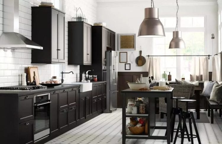 black kitchen ideas