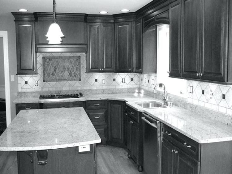 black color kitchen