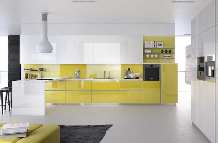 yellow backsplash yellow backsplash