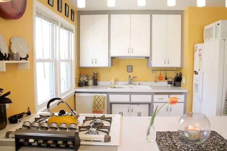 yellow backsplash yellow backsplash