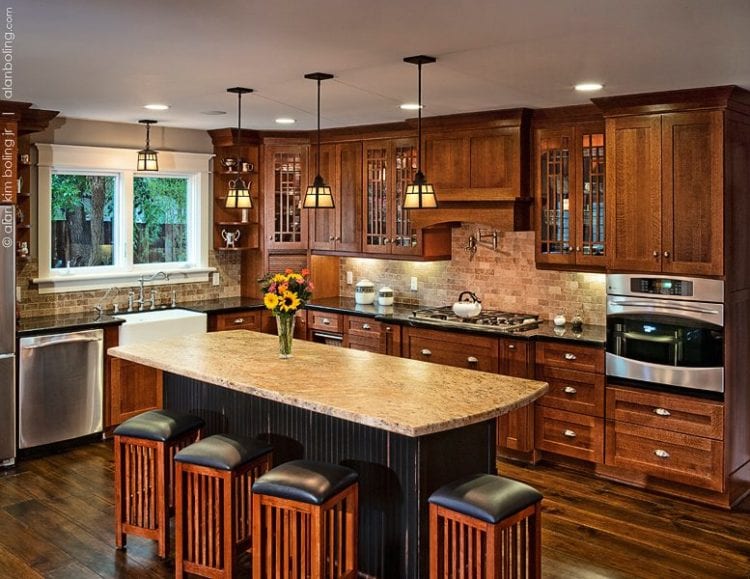 craftsman kitchen style craftsman kitchen style
