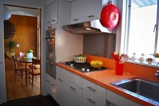 orange kitchen ideas orange kitchen island