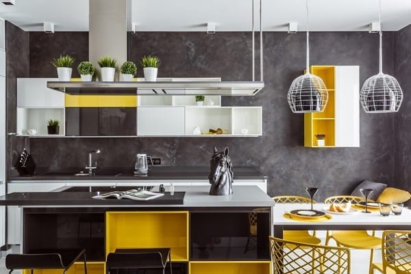 yellow kitchen island yellow kitchen ideas