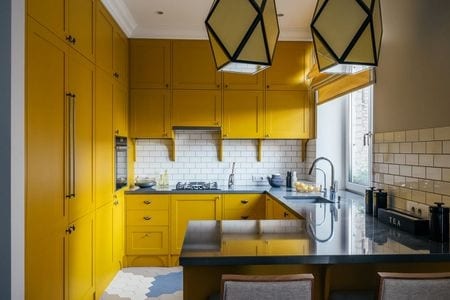 yellow kitchen ideas yellow kitchen island
