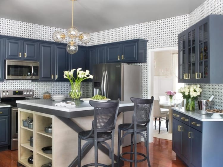 blue kitchen island blue kitchen ideas