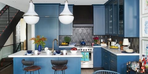 blue kitchen island blue kitchen ideas