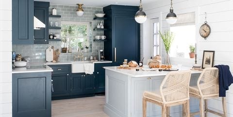 blue kitchen ideas blue kitchen island