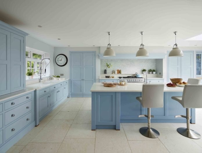 blue kitchen ideas blue kitchen island