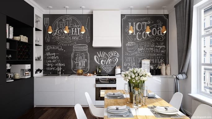kitchen island ideas monochrome kitchen island
