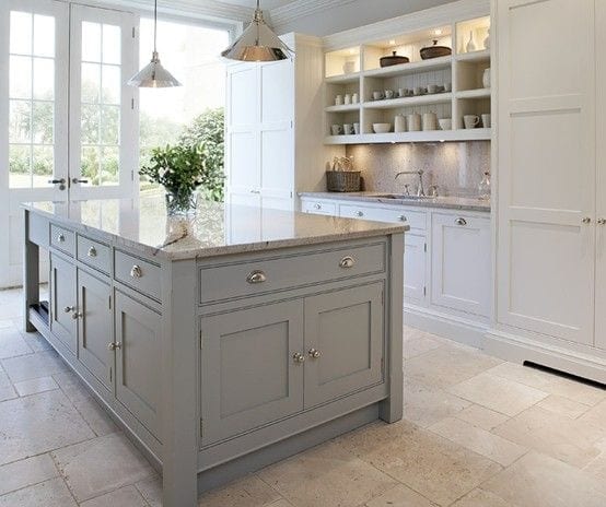 kitchen island ideas grey kitchen island