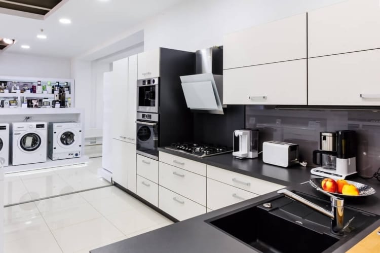 monochrome kitchen style monochrome kitchen appliances