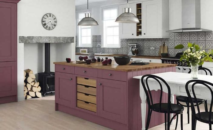 purple kitchen island kitchen island ideas