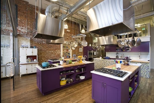 purple kitchen island kitchen island ideas