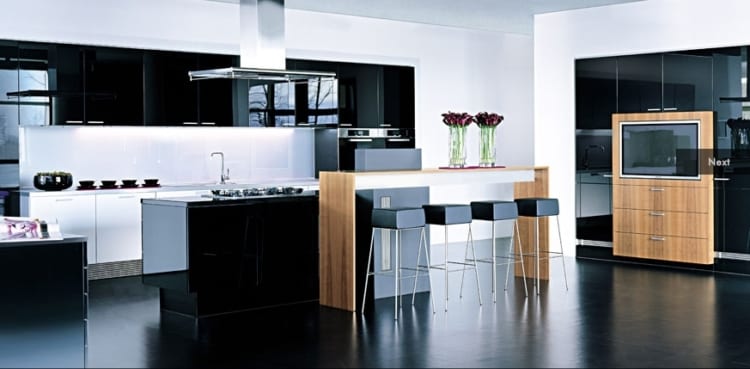 kitchen island ideas monochrome kitchen island