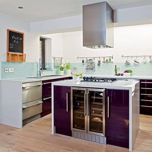purple kitchen island kitchen island ideas