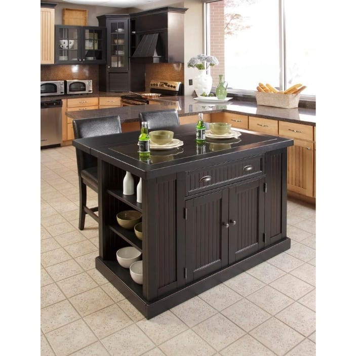 kitchen island ideas black kitchen island
