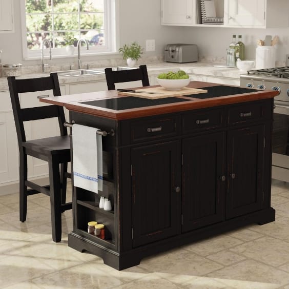 kitchen island ideas black kitchen island