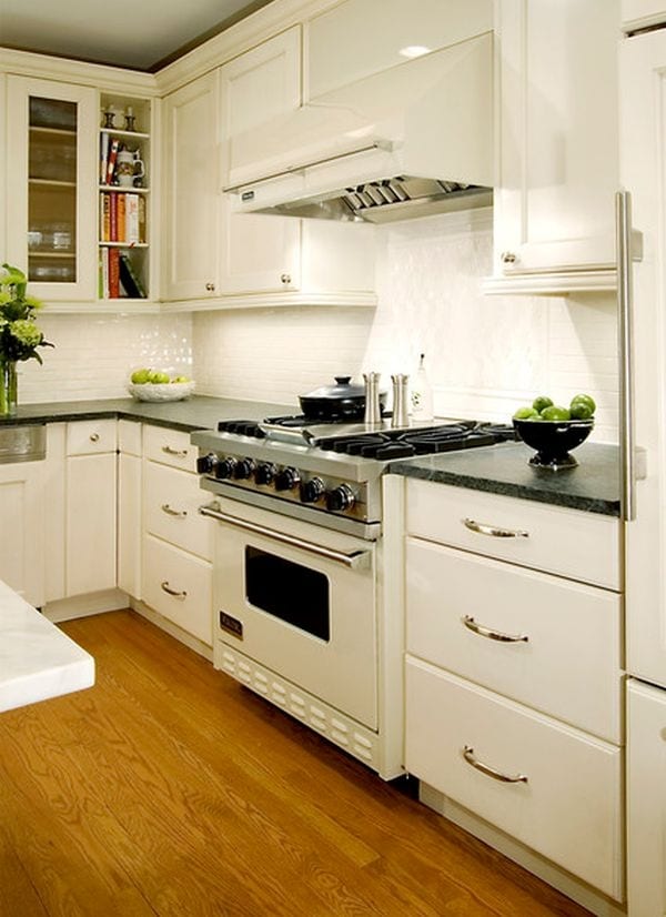 white kitchen appliances