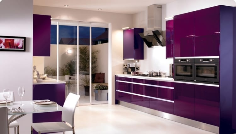 purple kitchen style