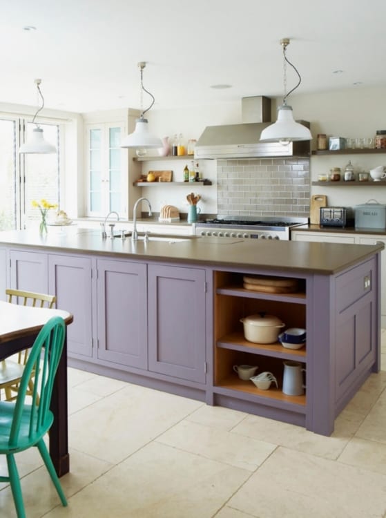 purple kitchen island kitchen island ideas