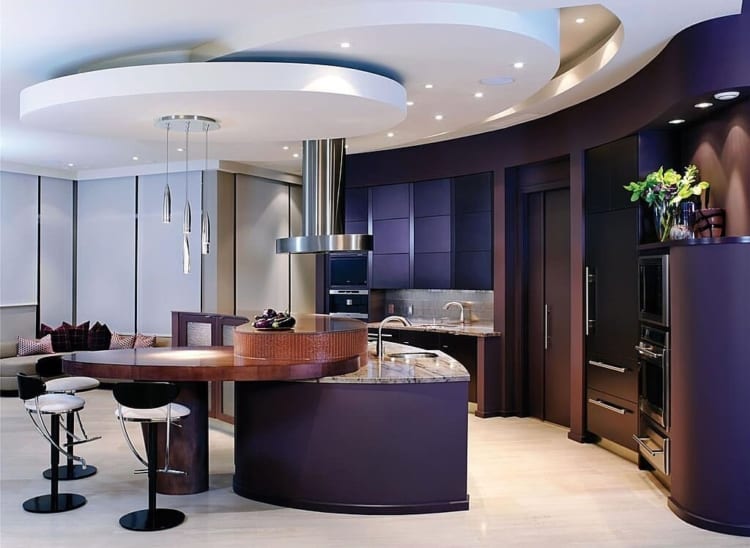 purple kitchen island kitchen island ideas