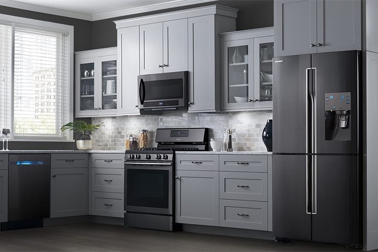 gray kitchen style gray kitchen appliances