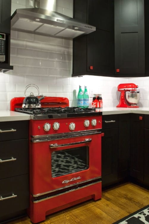 red appliances in the kitchen kitchen appliances ideas